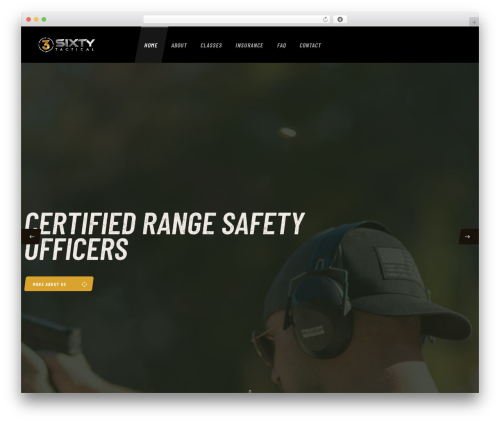 Tacticool WordPress theme design - 3sixtytactical.com