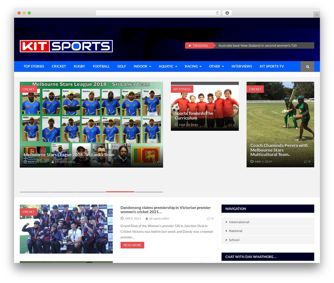 Theme WordPress BetterMag - kitsports.com