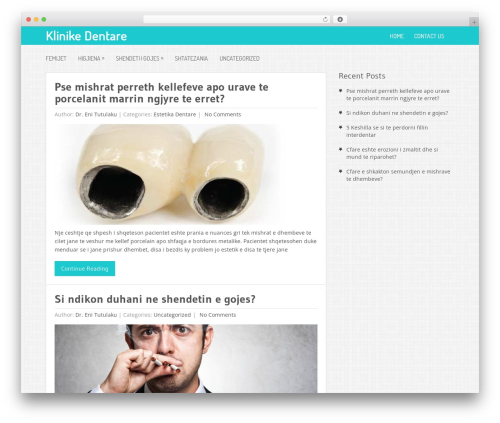 Theme WordPress Nominal - klinikedentare.com