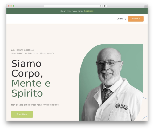 The Practitioner WordPress theme - drcannillo.com