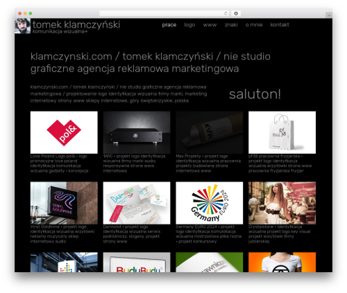 Theme WordPress Crush - klamczynski.com