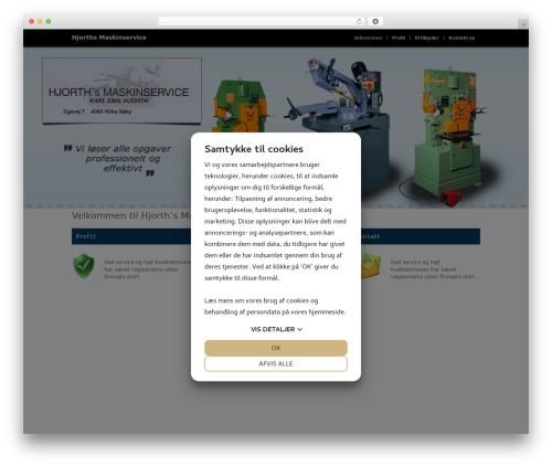 Theme WordPress Number One - ke-hjorth.dk