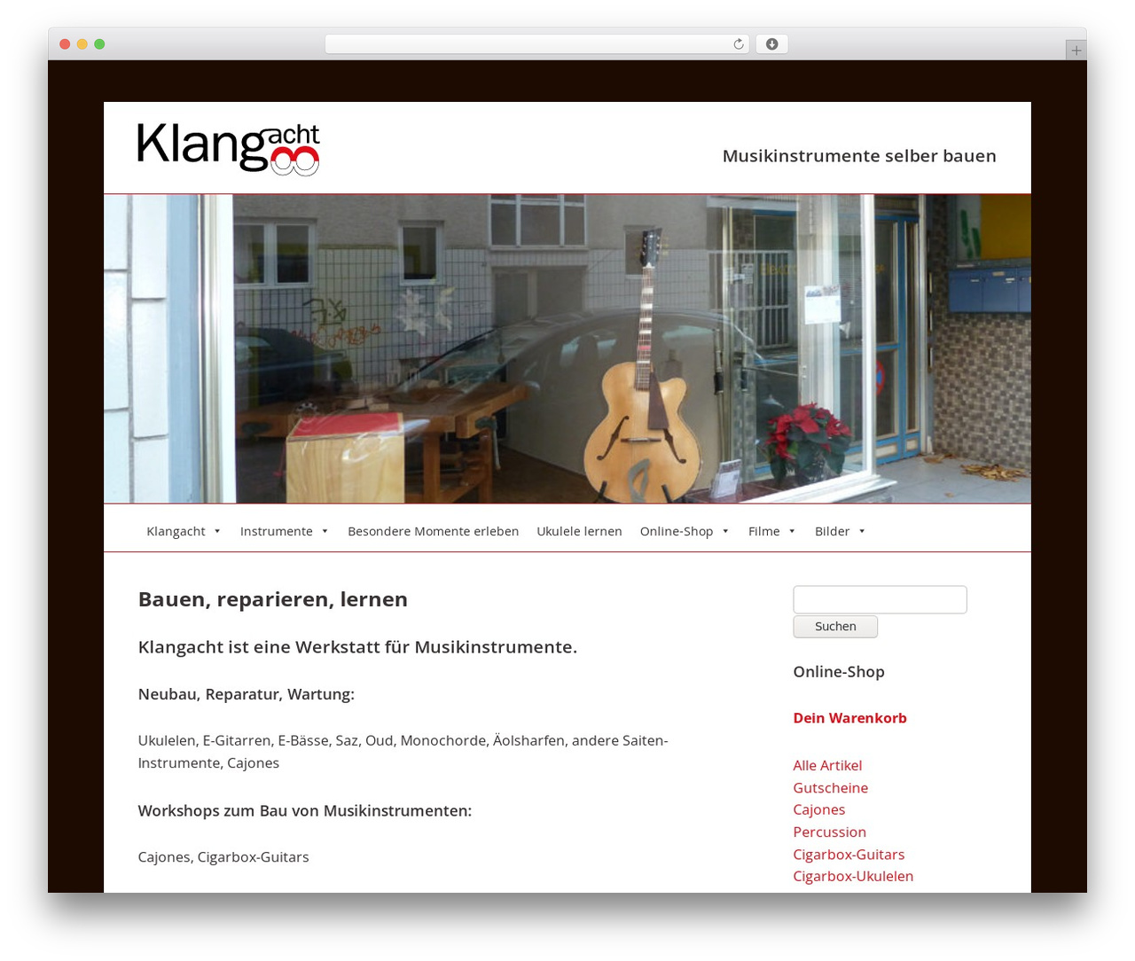 UkuleleKoeln WP theme - klangacht.de