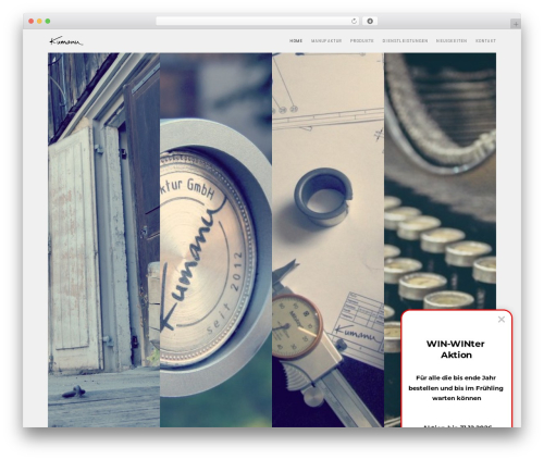 WordPress theme Pond - kumanu.ch