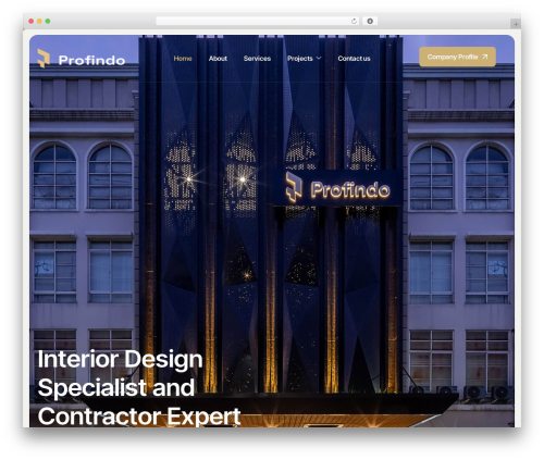 WordPress theme Antila - profindokarya.co.id