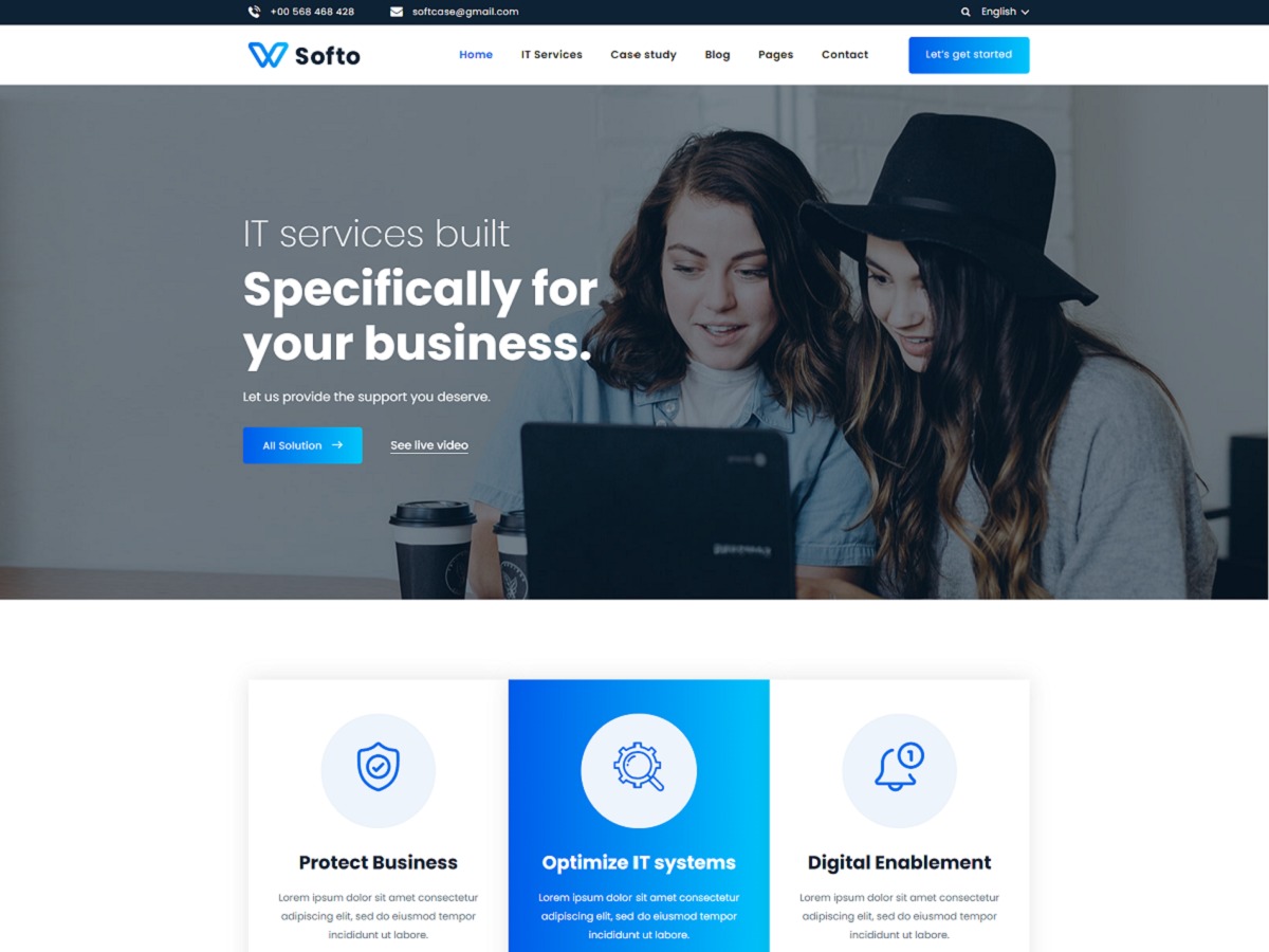 WordPress theme Softo Child by Themes Flat