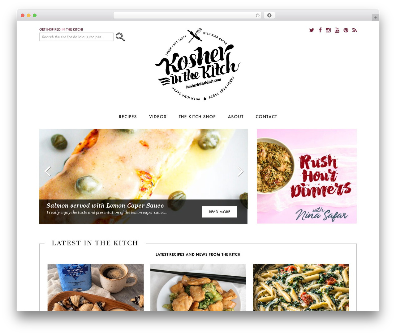 WordPress theme TheKitch - kosherinthekitch.com