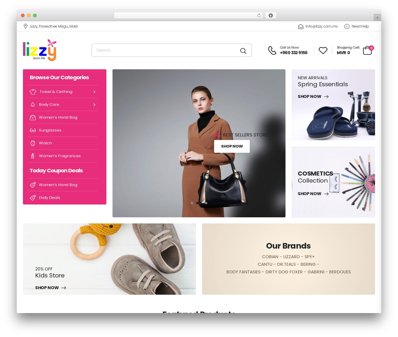 WordPress theme Wireframe Framework - lizzy.mv