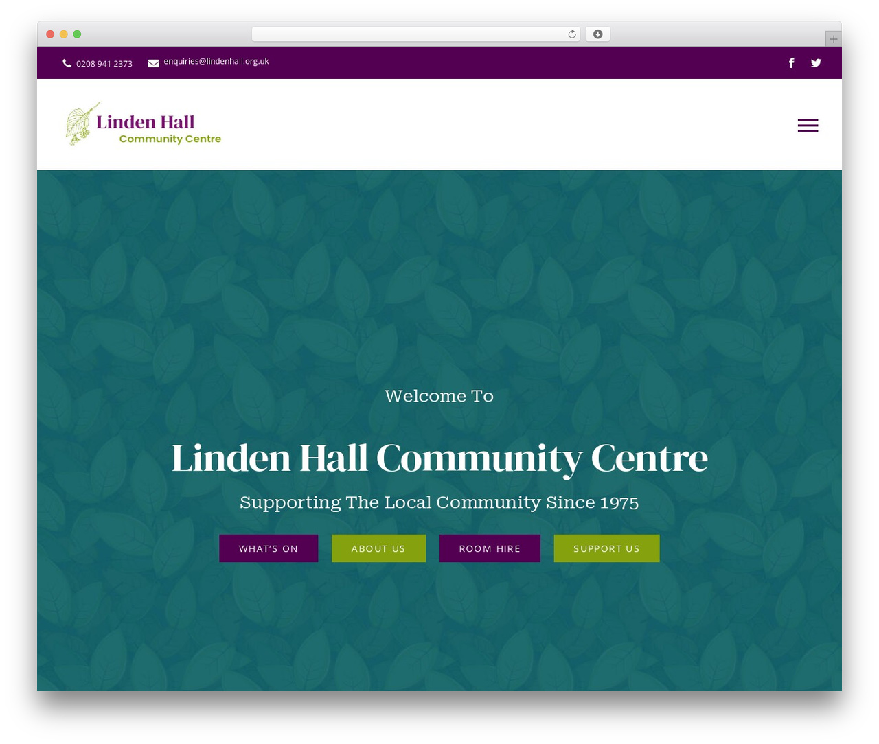 WordPress website theme Avada - lindenhall.org.uk