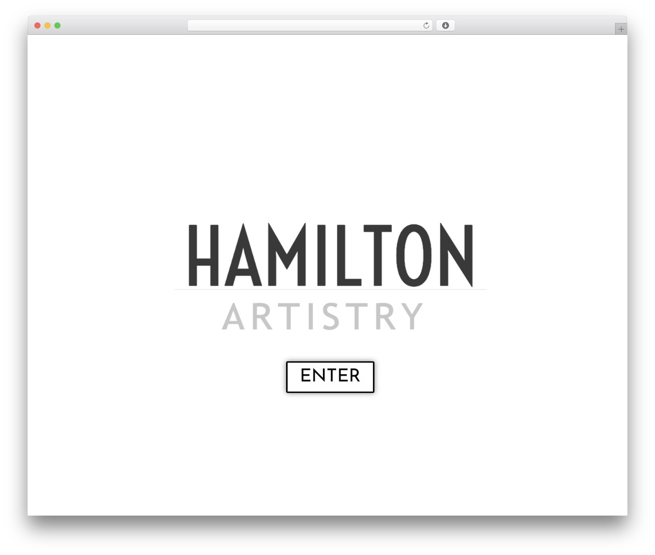 WordPress website theme Escapade - hamiltonartistry.com