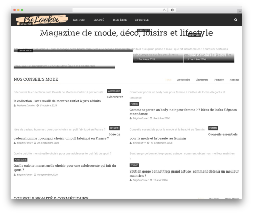 WordPress website theme MAG WP - belookin.com