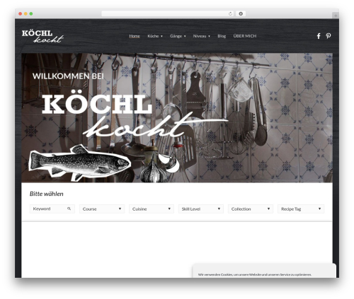 WordPress website theme Recipes - koechlkocht.com