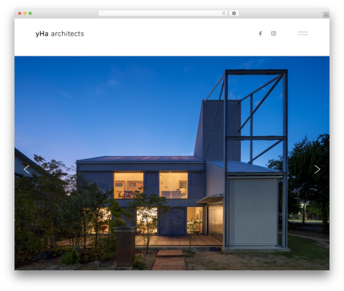 WordPress website theme YHA - yha.jp