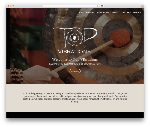 WP theme Divi - drtopvibrations.com