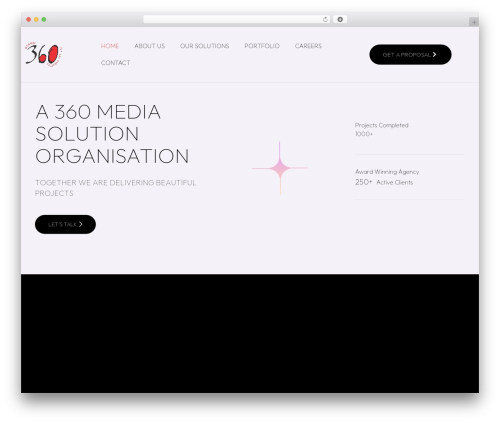 WP theme Adin - degree360solutions.com