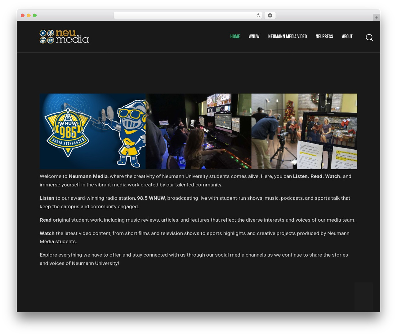 WP theme Mediaflex - neumannmedia.org