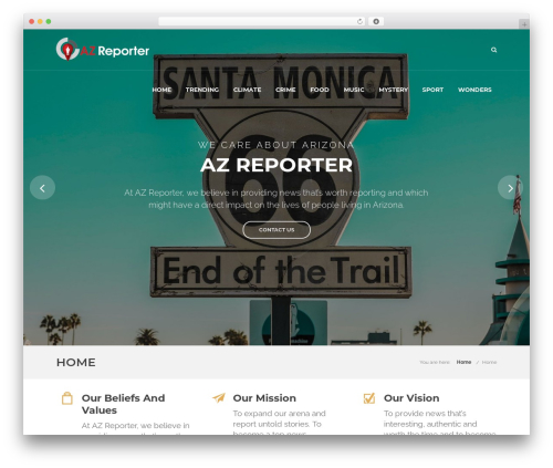 Codeless framework WordPress plugin - azreporter.com