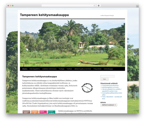 WP theme Twenty Ten - kehitysmaakauppa.org