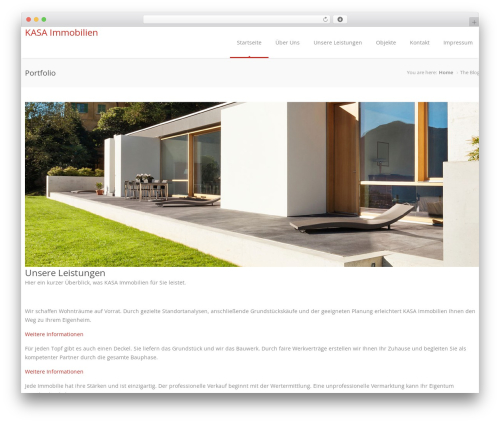 Astrum top WordPress theme - kasaimmobilien.de