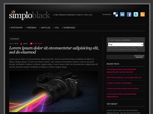 Best WordPress theme Responsive (Evolution SimploBlack Remix) Best WordPress theme Responsive (Evolution SimploBlack Remix)