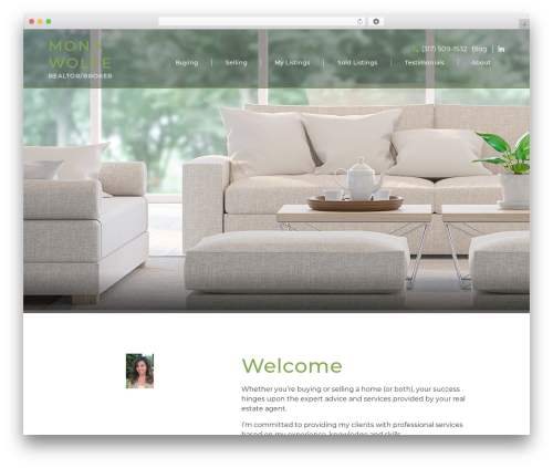 Best WordPress theme IXACT Framework - monawolfe.com