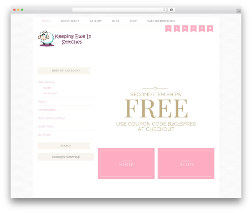 Blossom Theme theme WordPress - keepingeweinstitches.com