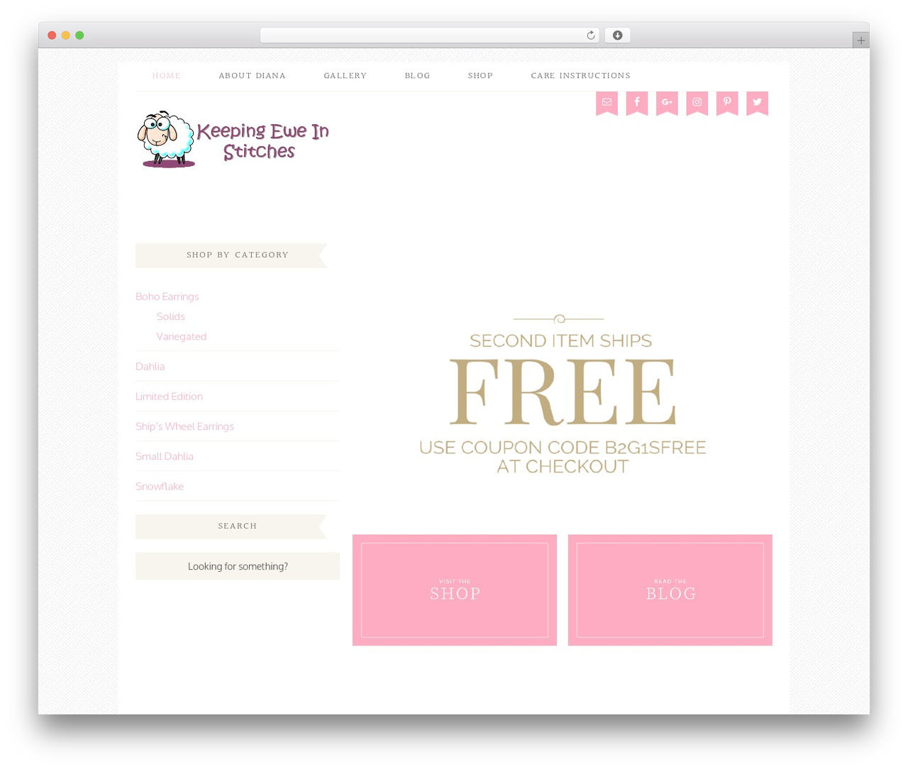 Blossom Theme theme WordPress - keepingeweinstitches.com