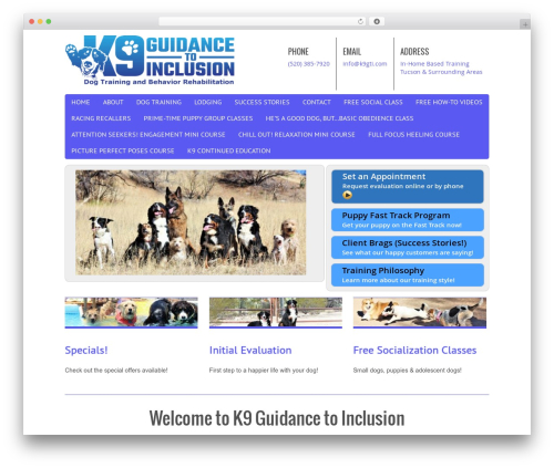 Chiro Pro WP theme - k9guidancetoinclusion.training