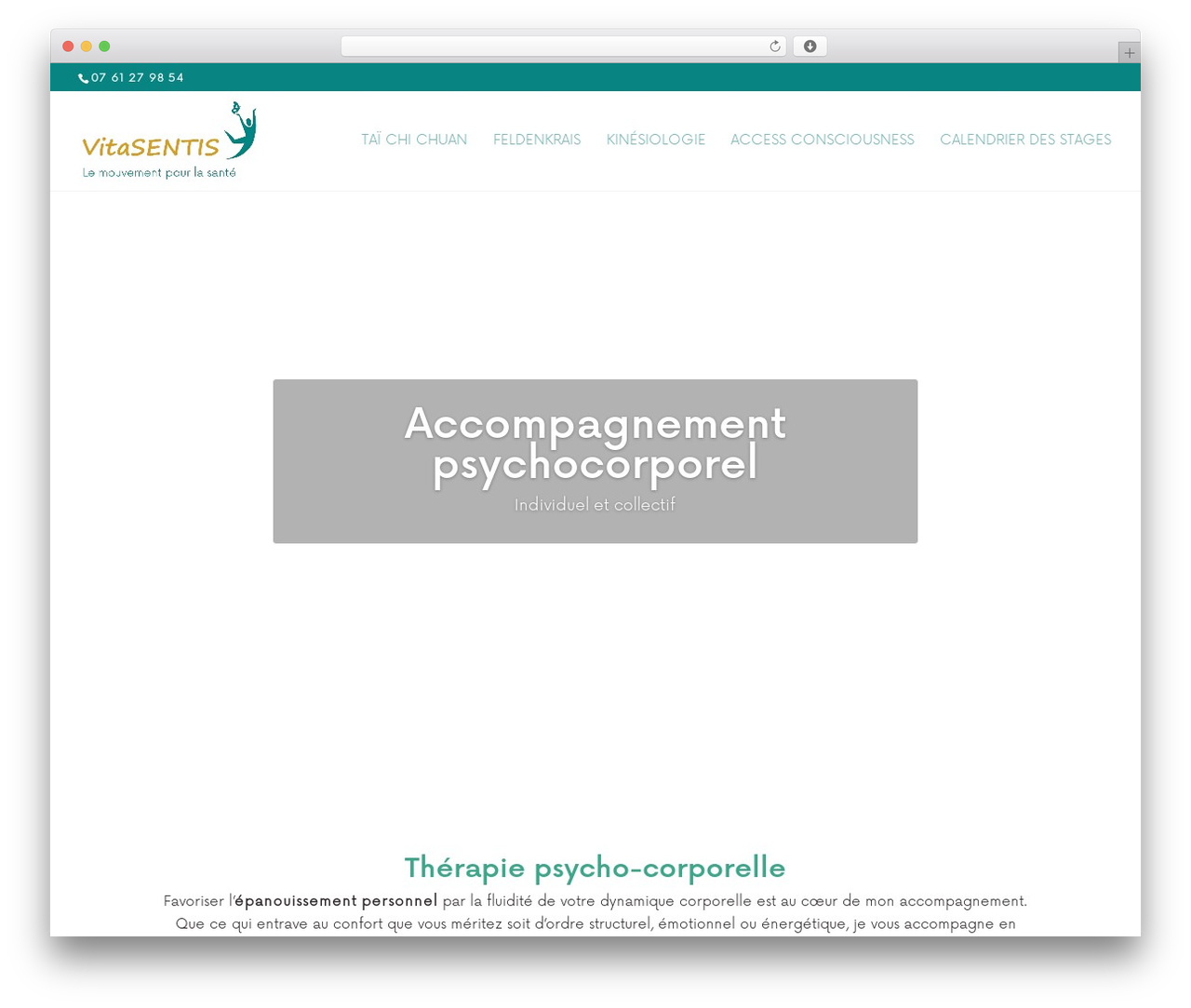 Divi theme WordPress - vitasentis.com