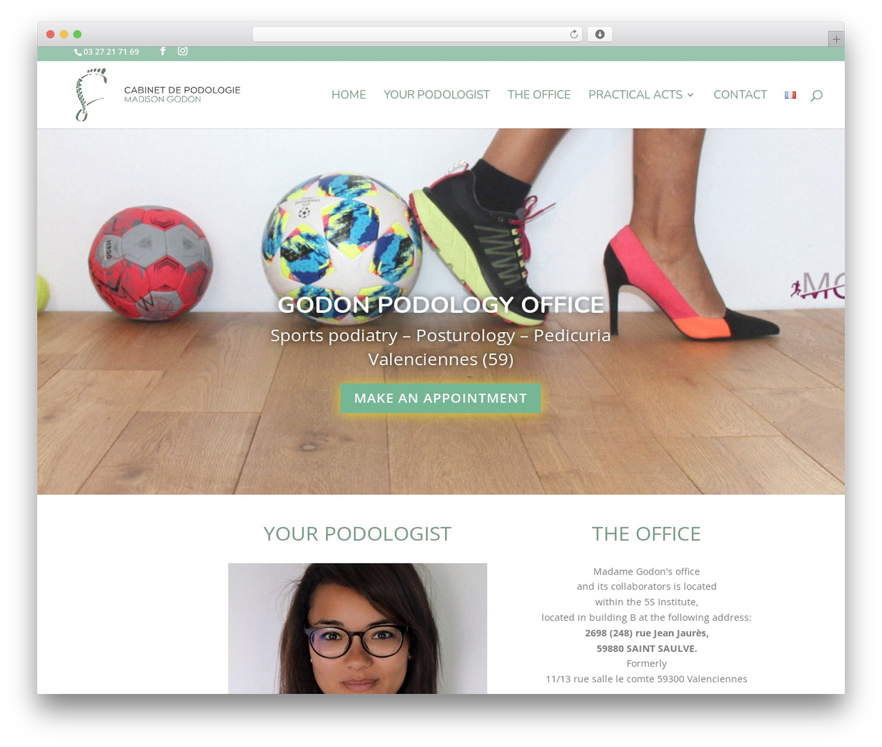 Divi theme WordPress - podologue-godon.fr