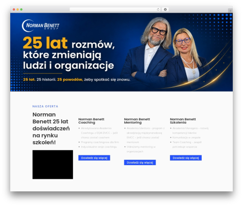Divi WordPress theme - normanbenett.pl