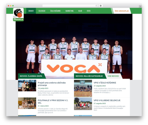 Equipo Wordpress Theme WordPress theme - kk-grosuplje.si