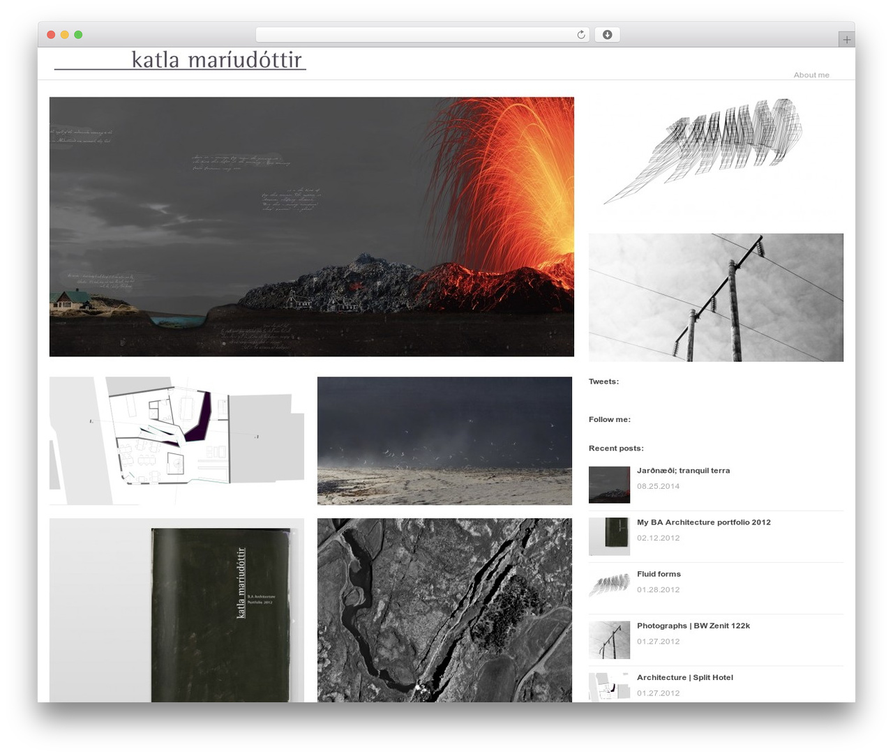 Exhibition Theme WordPress theme - katlamariudottir.com