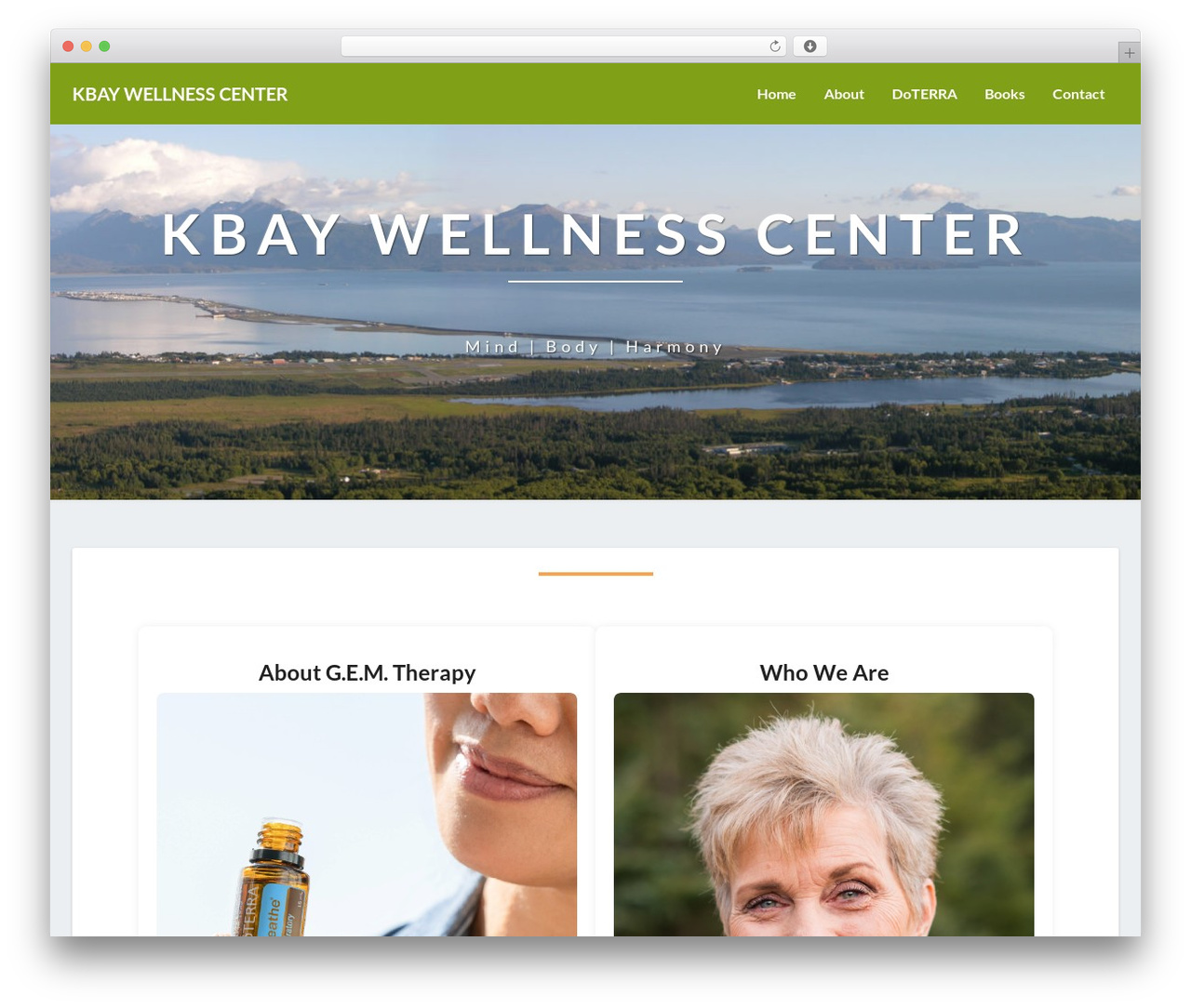 Lighthouse theme WordPress - kbaywellnesscenter.com