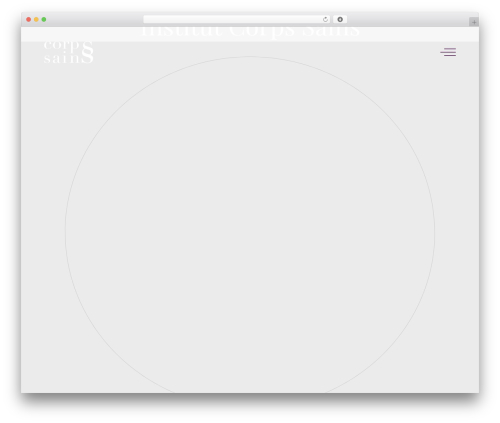 Rhye core WordPress plugin - corpsains.ch