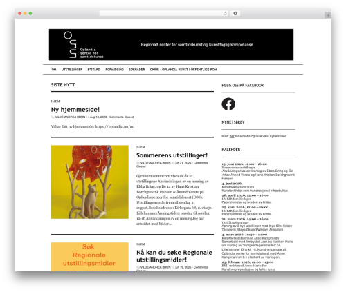 Sight top WordPress theme - kunstopp.no