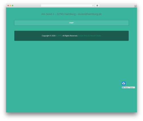 Simple Shop free website theme - klappe.hamburg