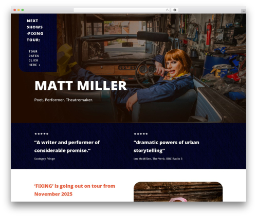 Divi elastic gallery WordPress plugin - mattmillertheatre.com