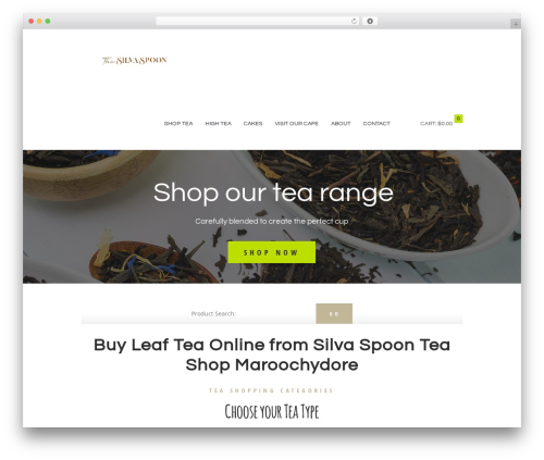 TheLeaf theme WordPress - www.thesilvaspoon.com.au