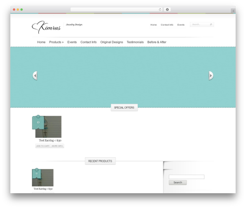 Theme WordPress Boutique - kimrus.com