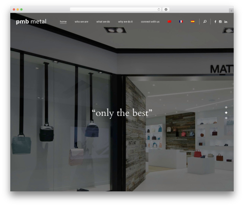 WordPress theme BARCH Theme - pmbmetal.com