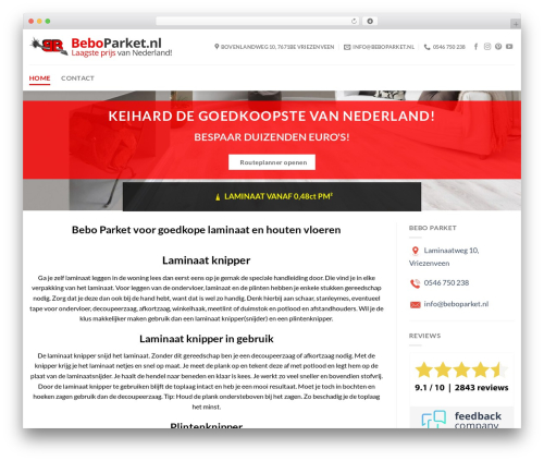 WordPress theme BEBO - jebovloeren.com