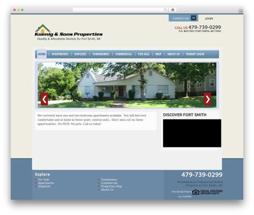 WordPress theme Denali - koenigsonsproperties.com