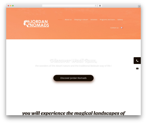 WordPress theme Divi - jordan-nomads.com