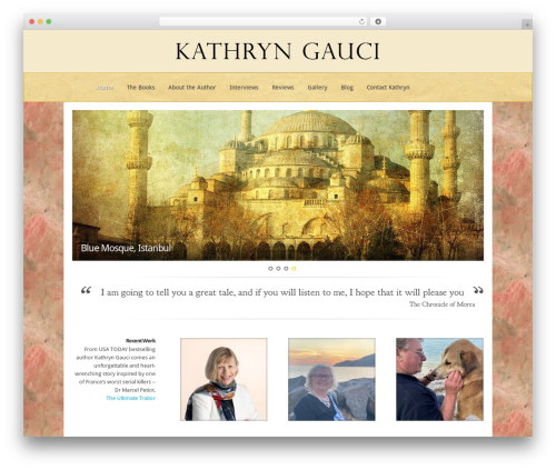 WordPress theme Evolution - kathryngauci.com