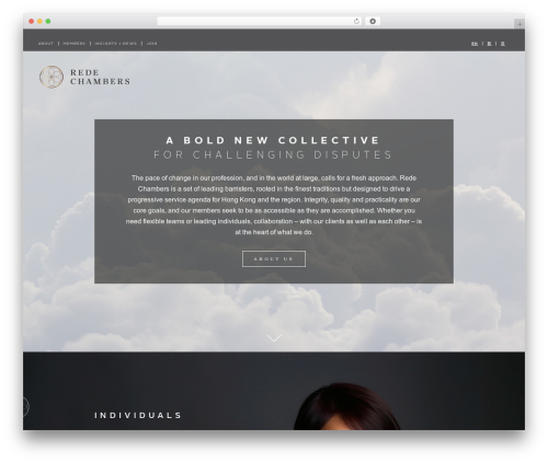 WordPress theme picostrap5 - redechambers.com