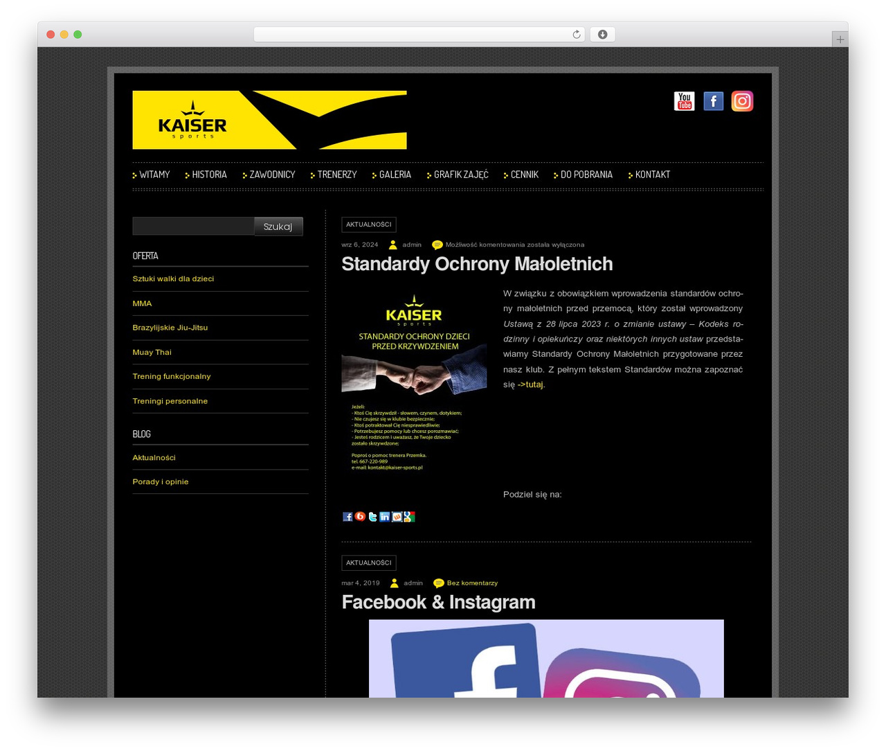 WordPress theme Responsive (Evolution SimploBlack Remix) - kaiser-sports.pl WordPress theme Responsive (Evolution SimploBlack Remix) - kaiser-sports.pl