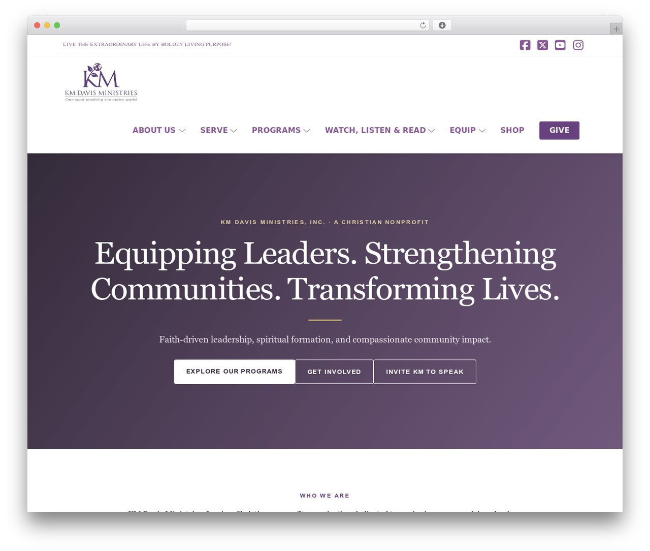 WordPress theme X - kmjohnsondavis.com