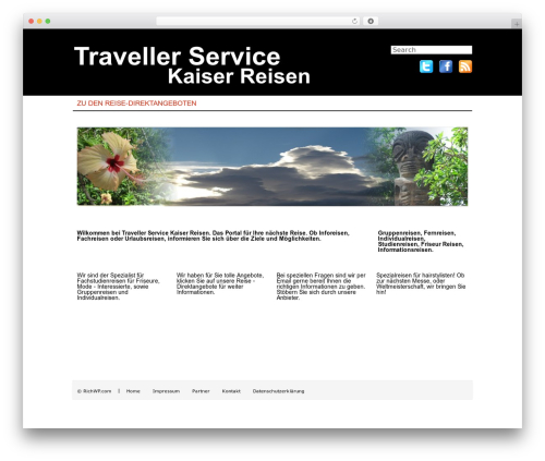 WordPress website theme RichWP FrameWork - kaisertravel.de