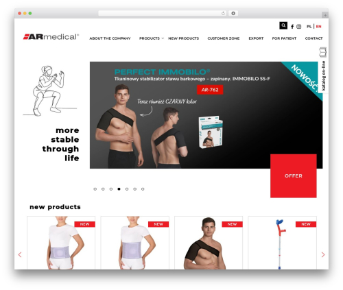 ARmedical Theme WordPress theme - armedical.pl